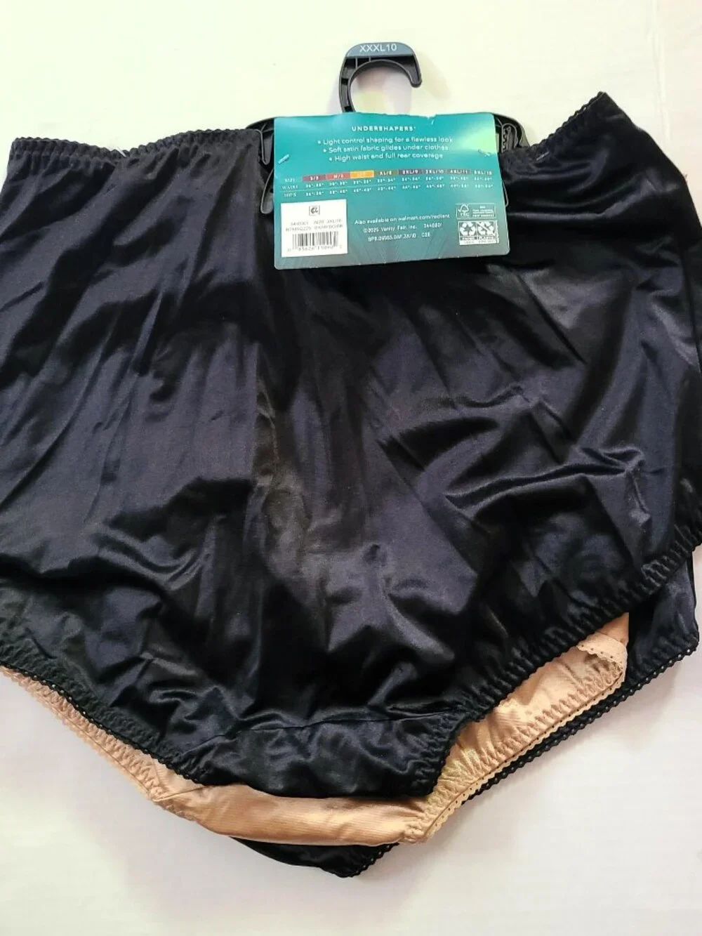 Vanity Fair Lingerie 3 Pack Brief Panties Radiant Collection Undershaper XXXL 10 - Picture 2 of 6
